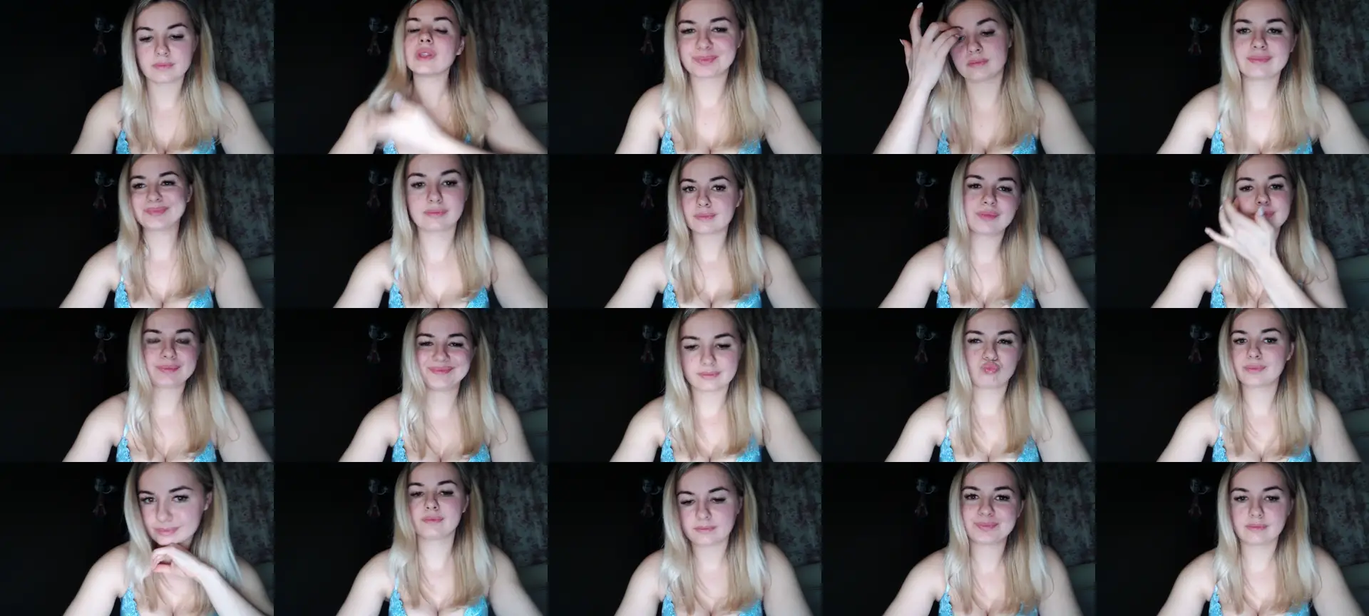 Meganwantyou photo contact sheet