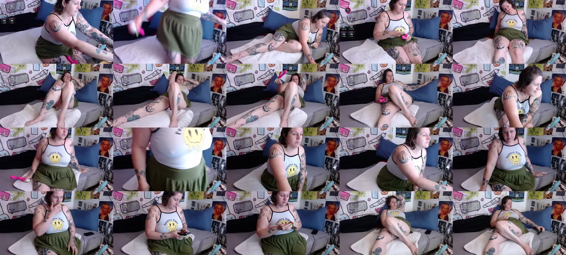 PerkyPunky420 photo contact sheet