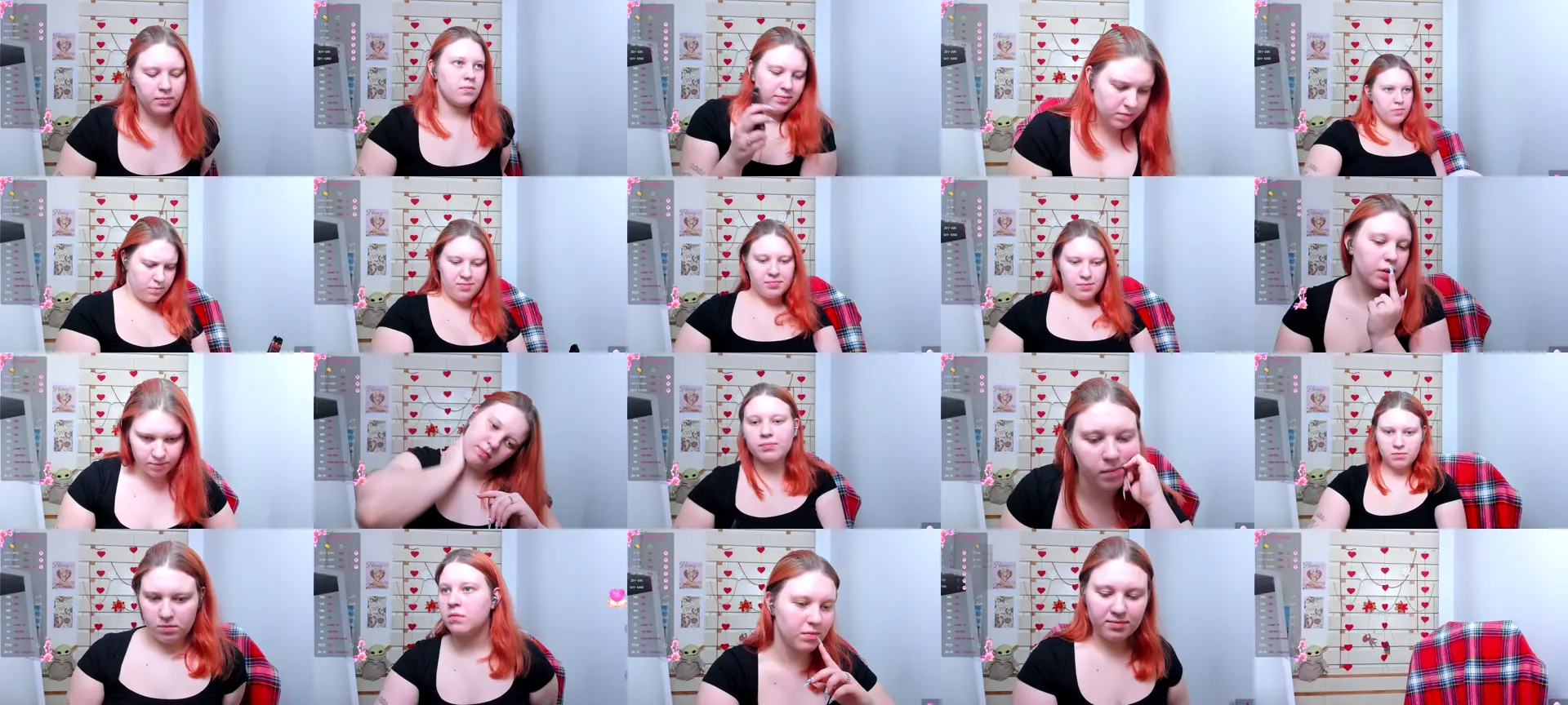 RedLuna photo contact sheet