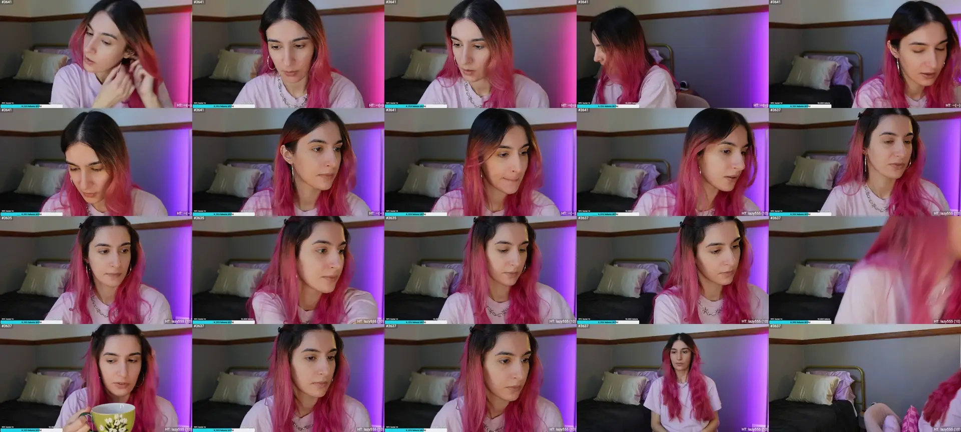 SashaSwitch photo contact sheet