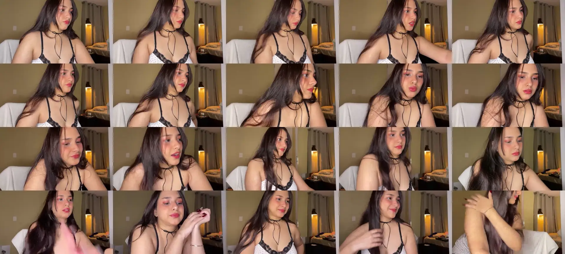 SelenaQuintan photo contact sheet