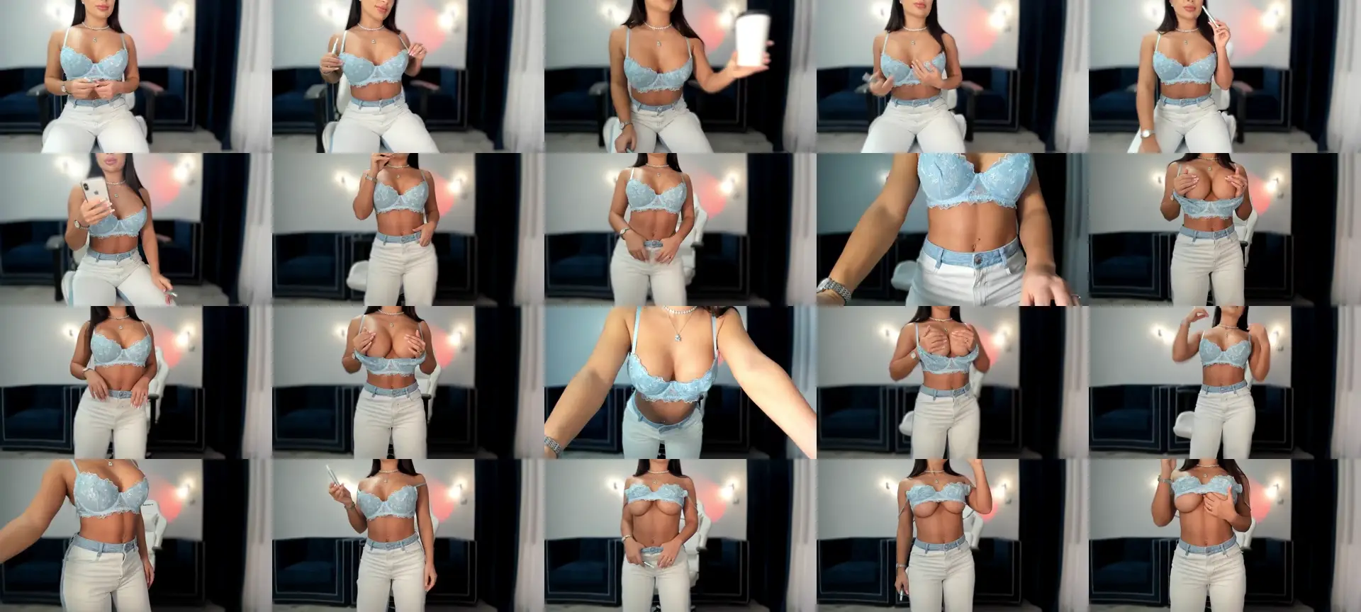 Sensualqueen photo contact sheet