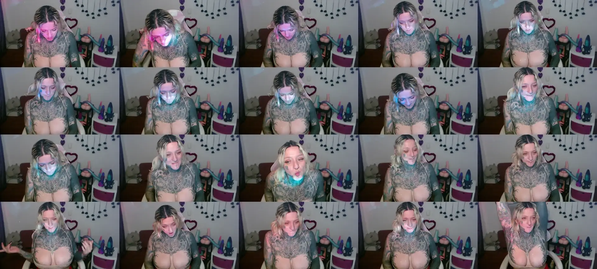 SLOPPYTITSS photo contact sheet