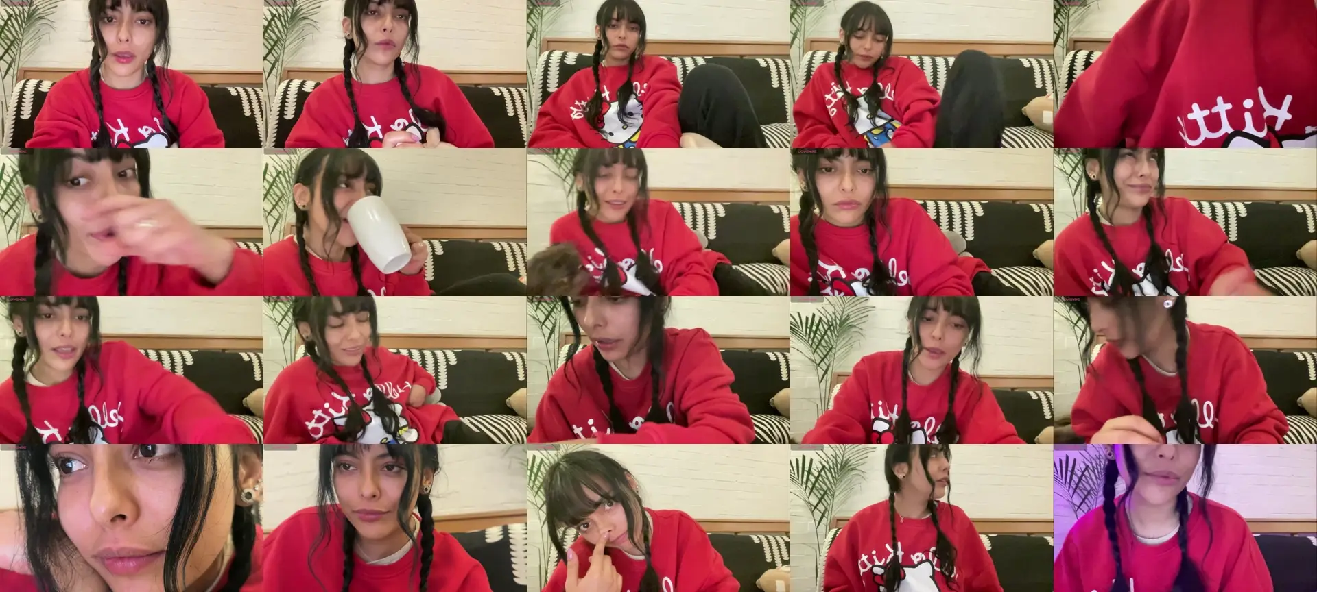 SweetKattie photo contact sheet