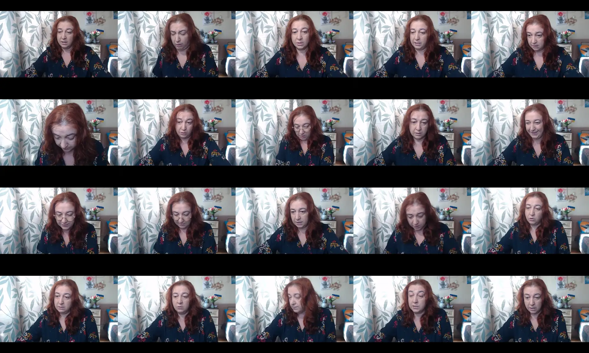 YourFoxyLady photo contact sheet