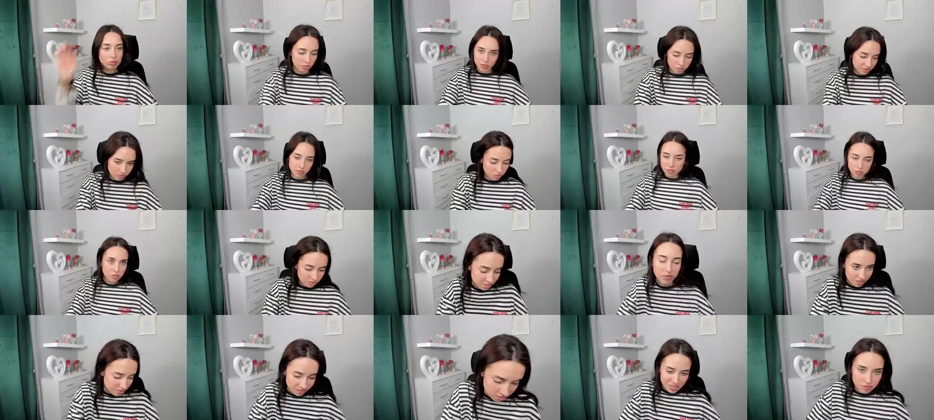 AdeleSolo photo contact sheet