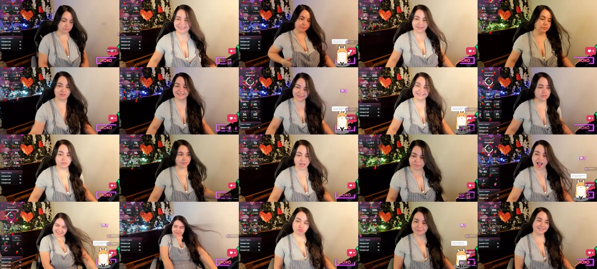 Ainohacarter photo contact sheet