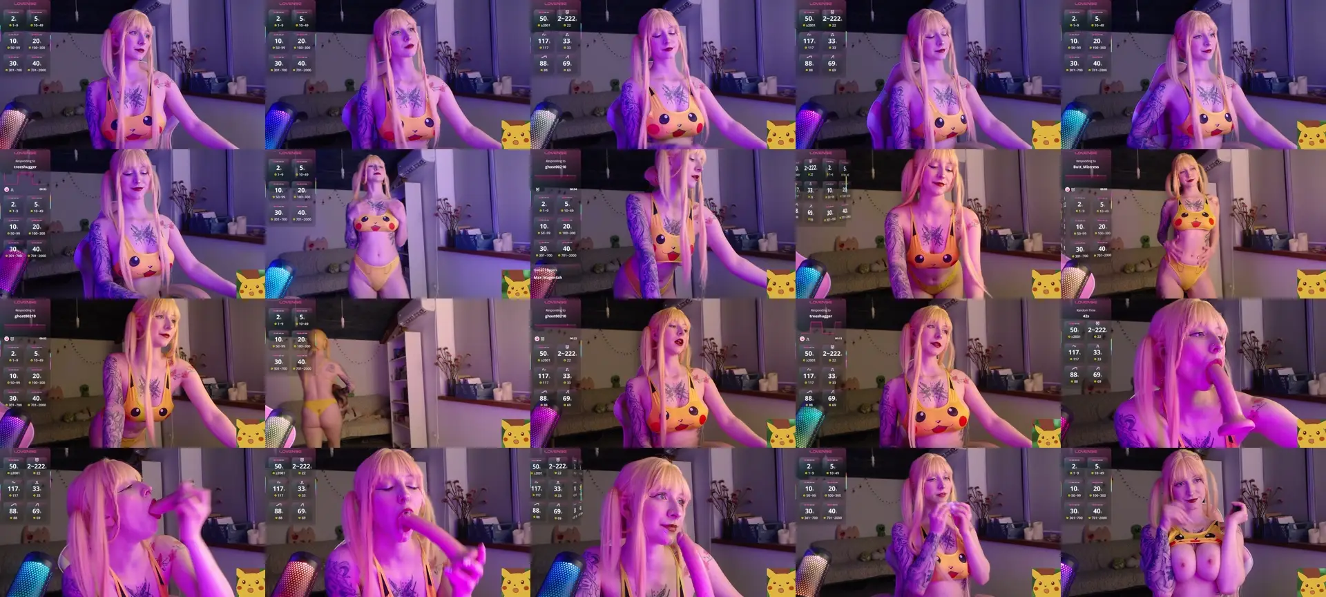 AkikoHentai photo contact sheet