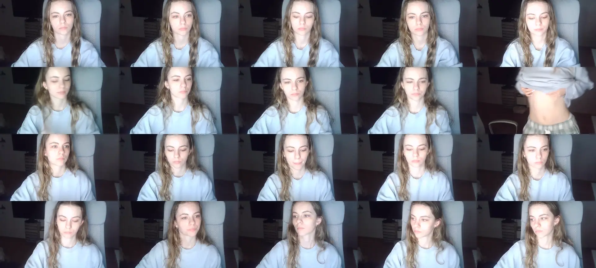 AriaFantasy photo contact sheet