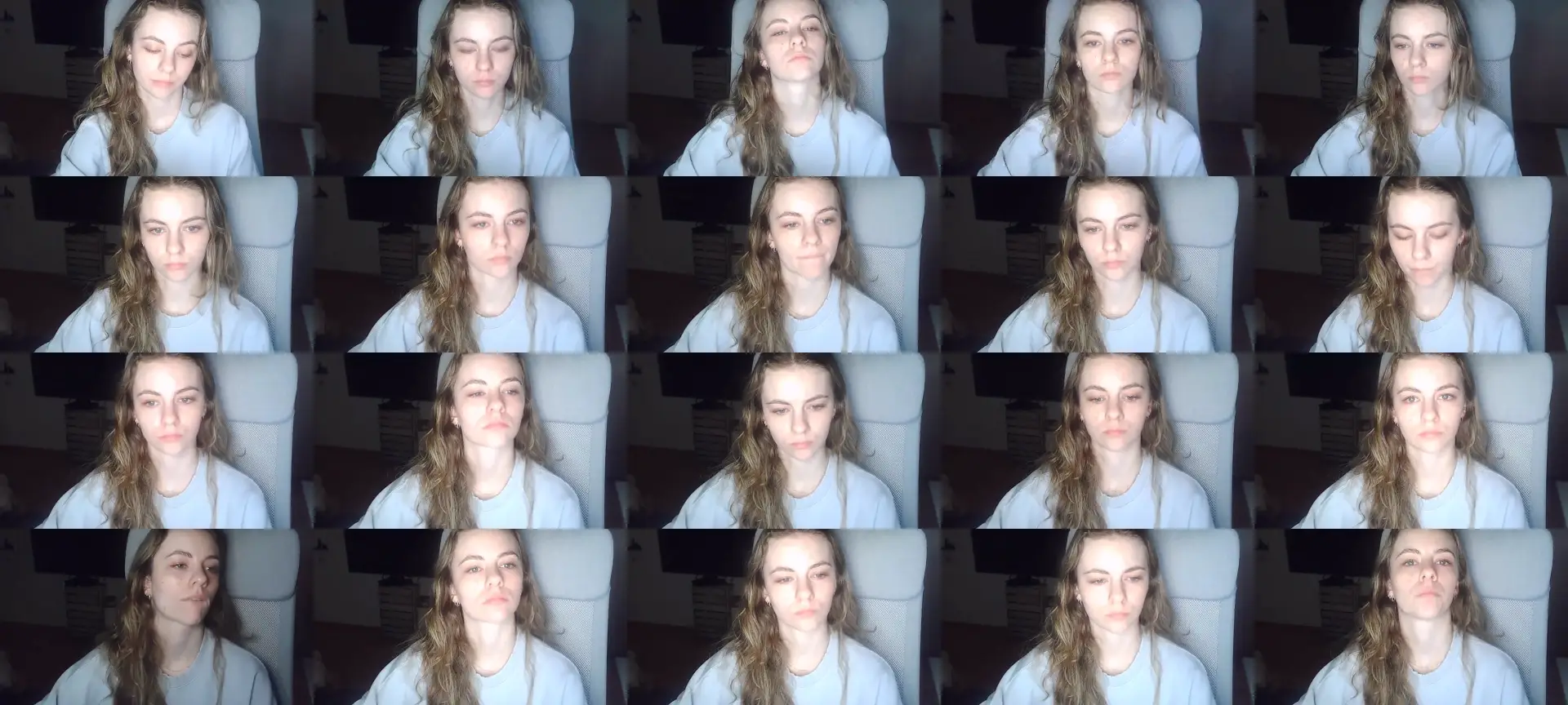 AriaFantasy photo contact sheet