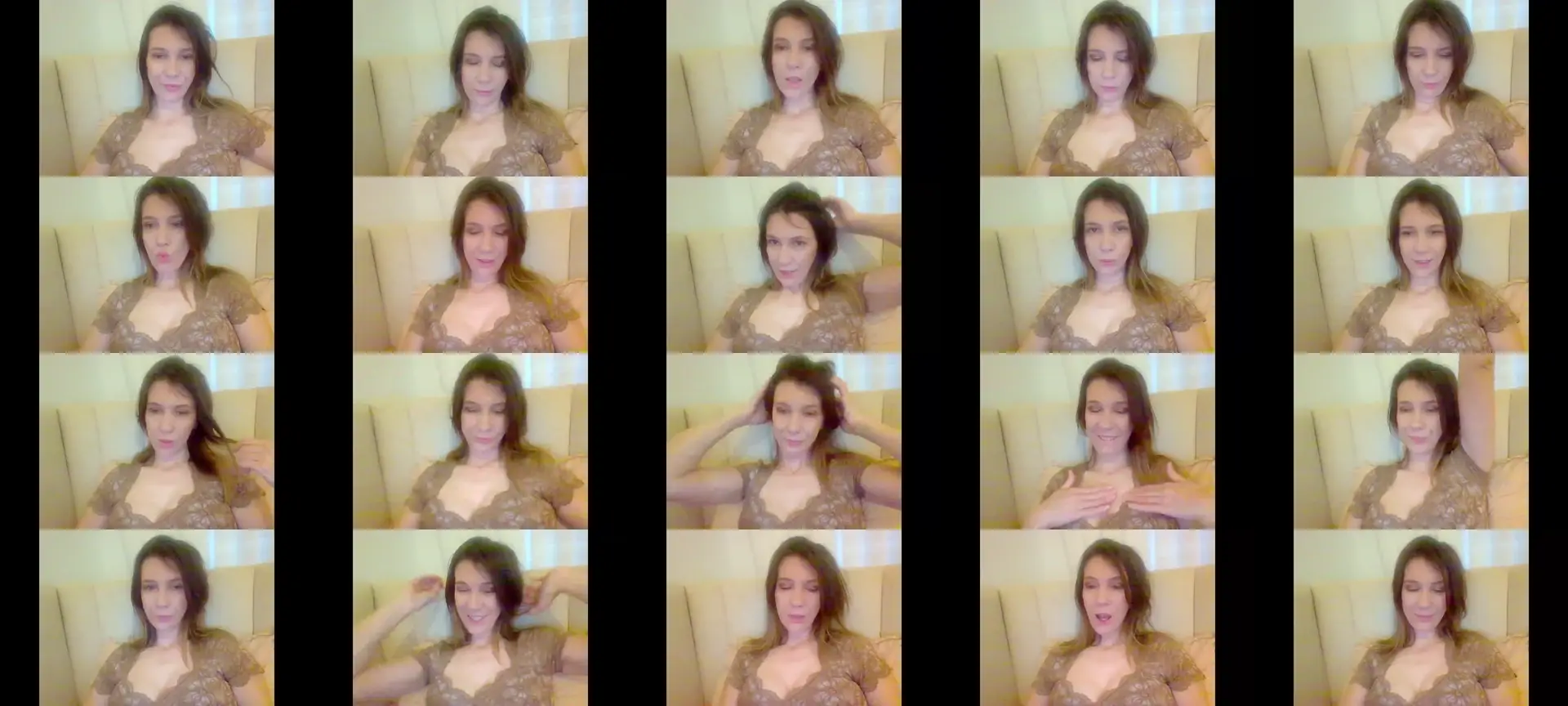 AryanaFantasy photo contact sheet