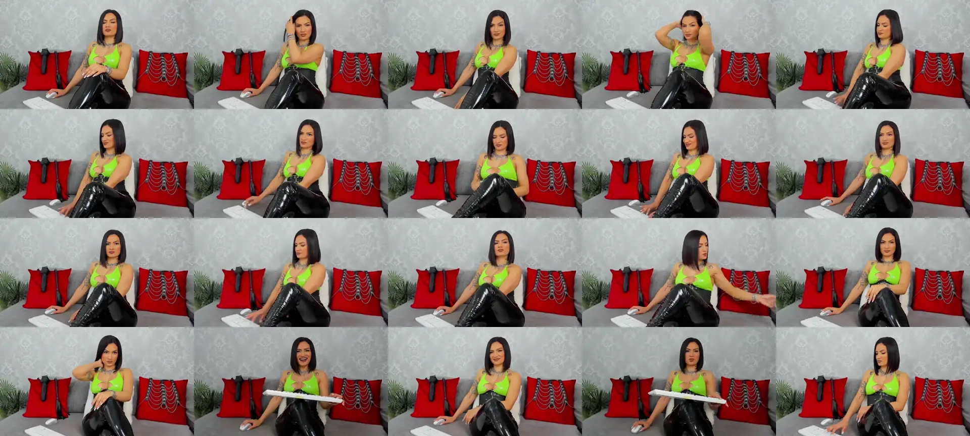 AryanaWild photo contact sheet