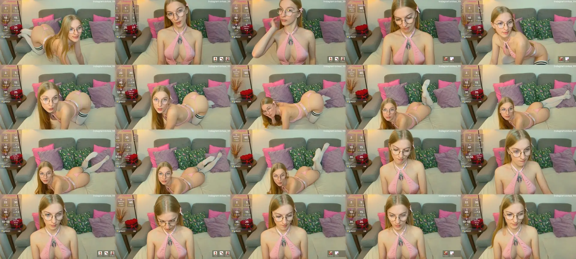 BlondieMuse_ photo contact sheet