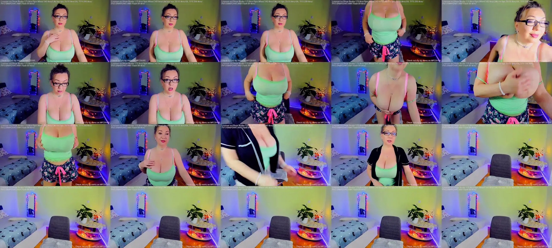 Camillass photo contact sheet