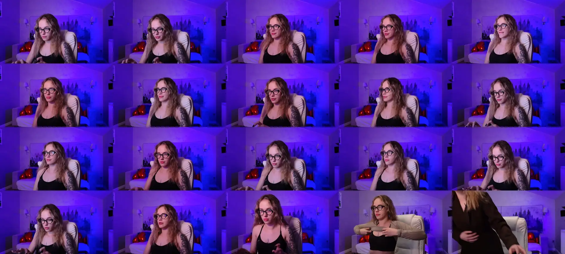 CassieHoward photo contact sheet