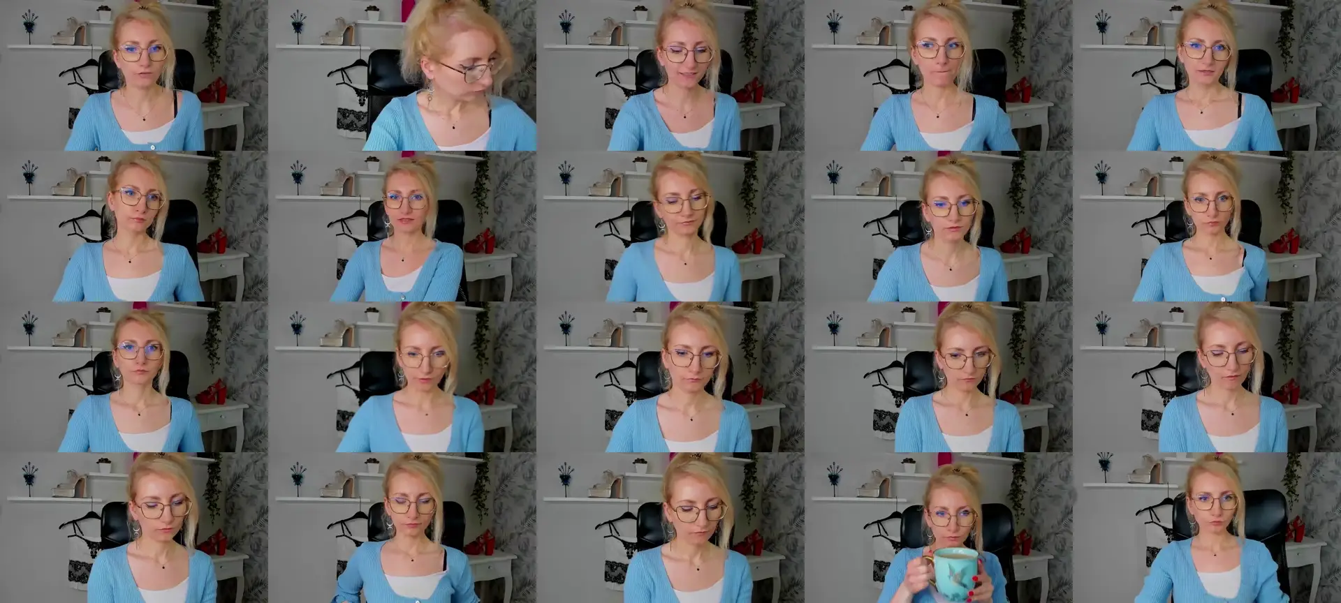 Cinderellaxo photo contact sheet