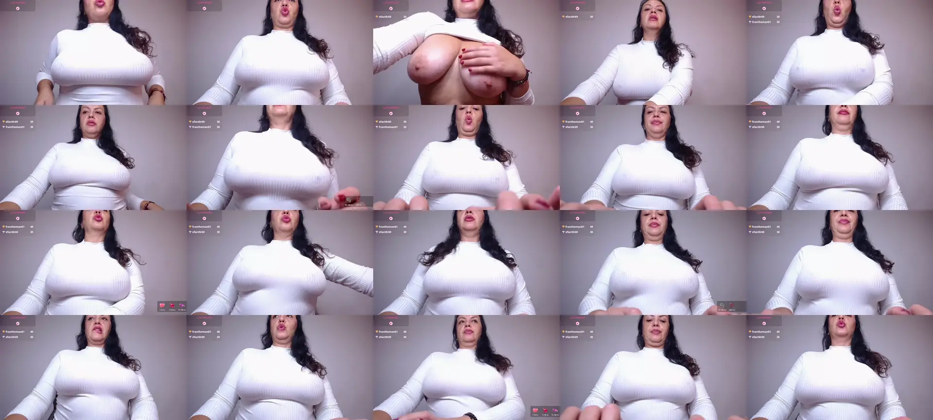 ClaraHotMilf photo contact sheet