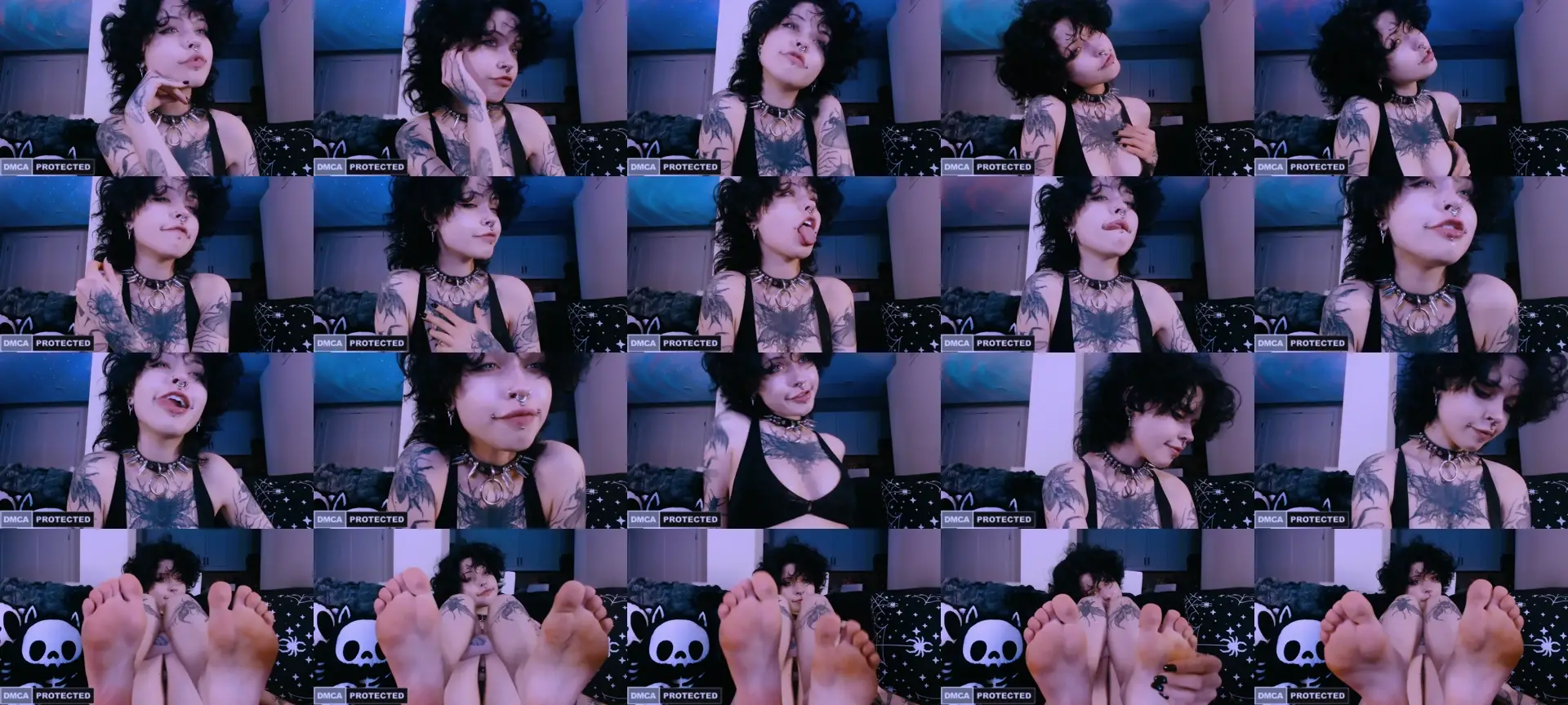 CuddleFoxy photo contact sheet