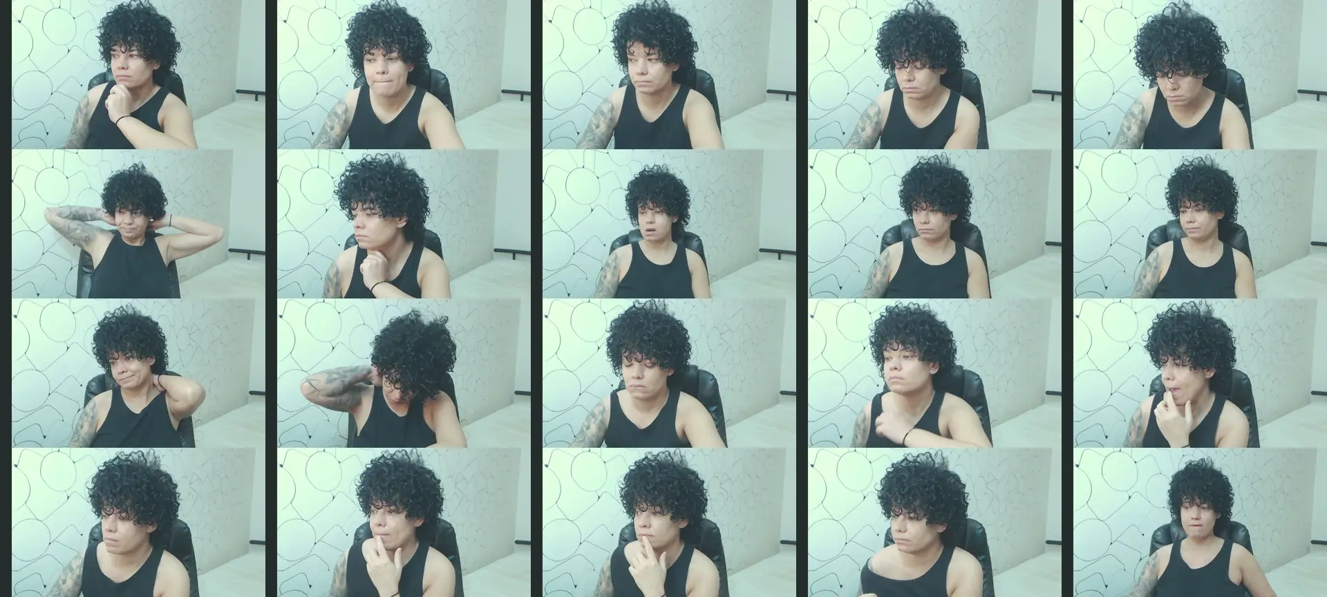 CurlyAnne_ photo contact sheet