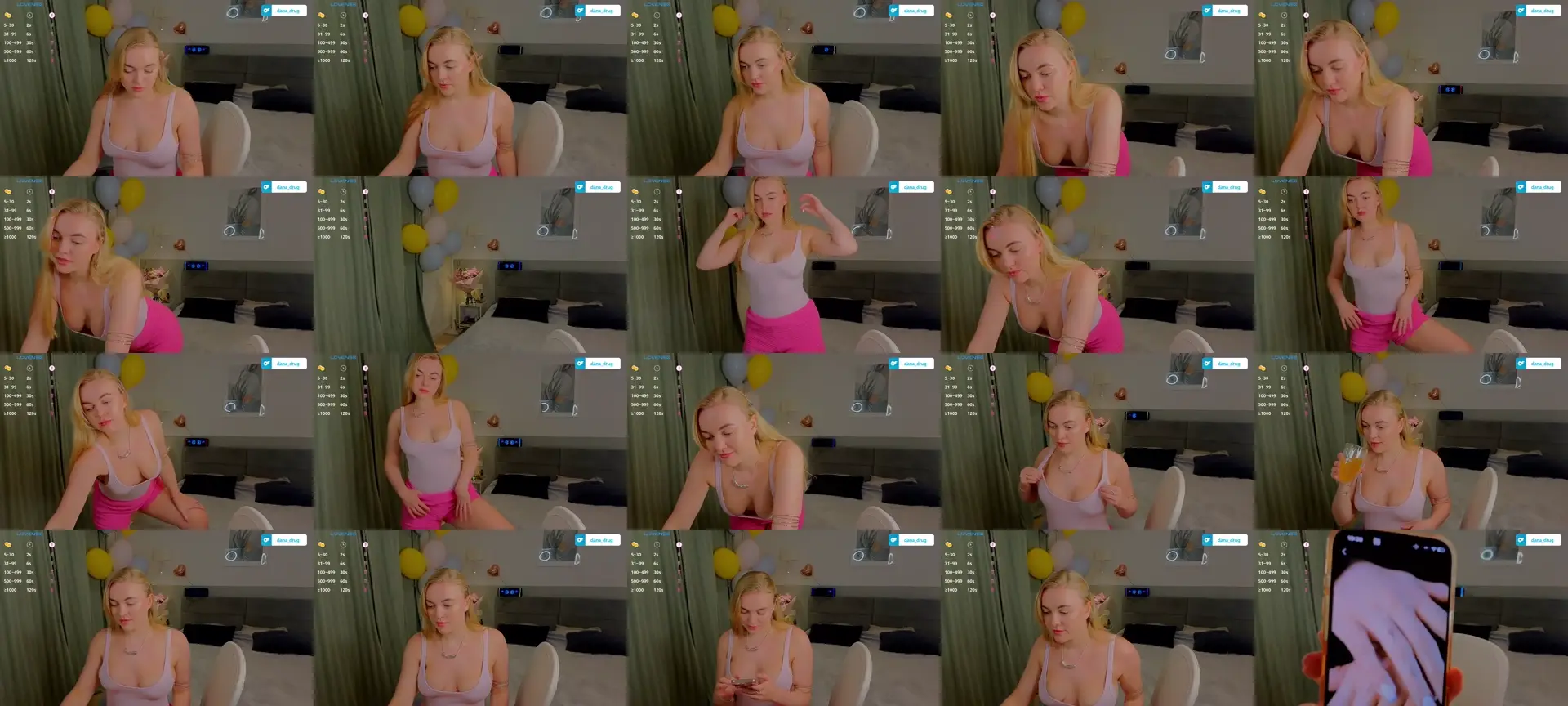 Dana_love1 photo contact sheet