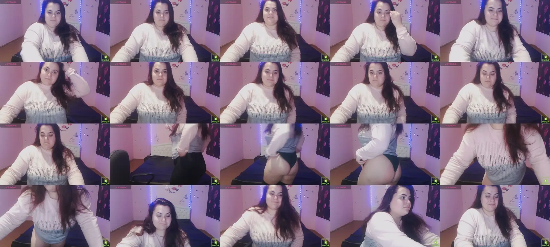 Delicateflowe photo contact sheet