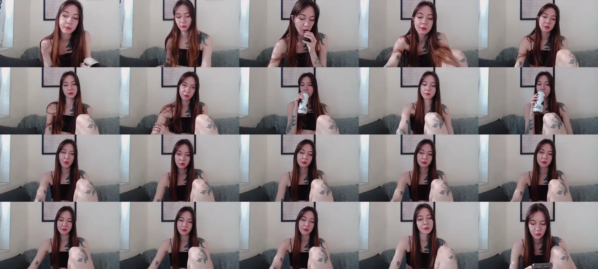 DemiAmourrrr photo contact sheet