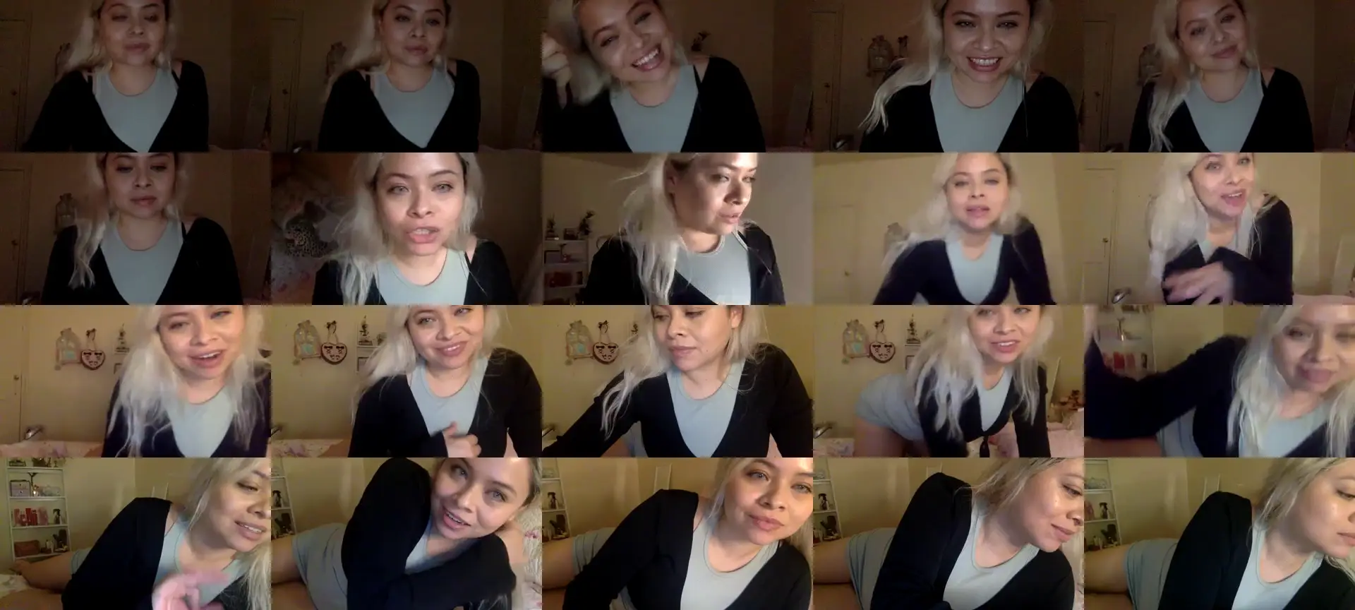 DreamSeanna photo contact sheet