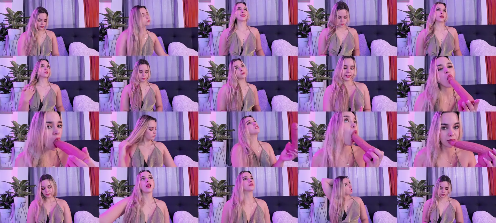 Ela_blonde photo contact sheet