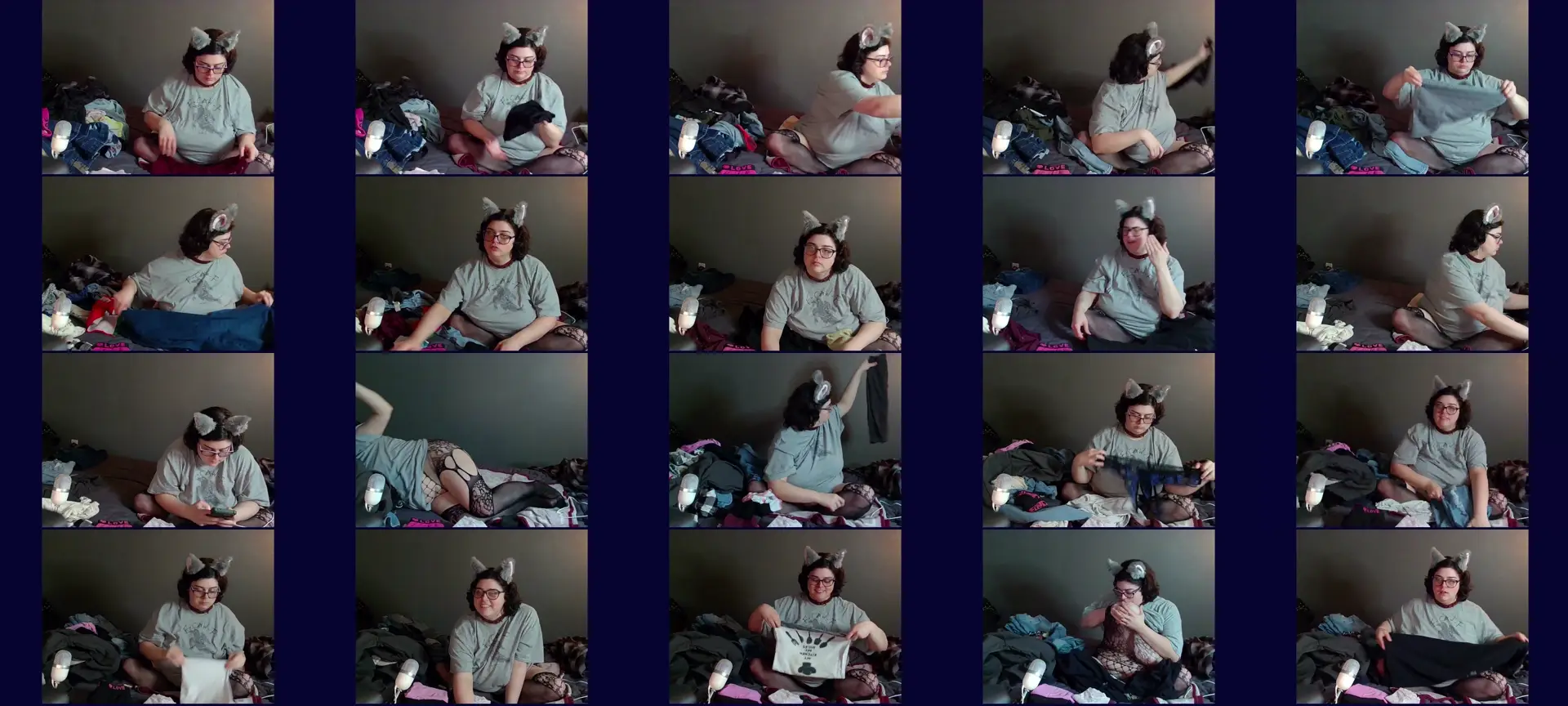 feralcritter photo contact sheet