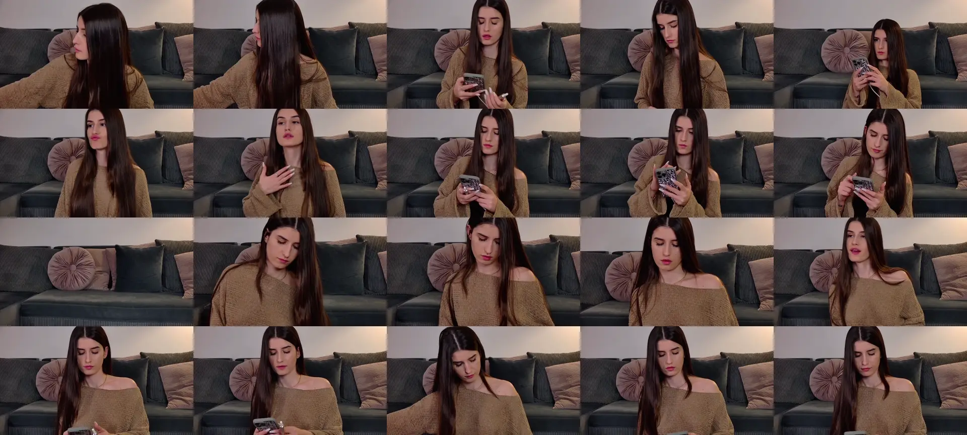 FreyaAllen photo contact sheet