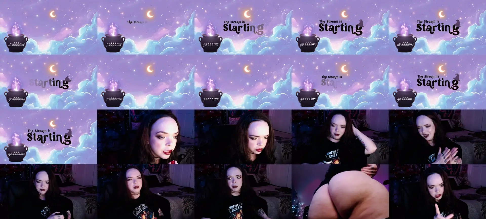 godddame photo contact sheet