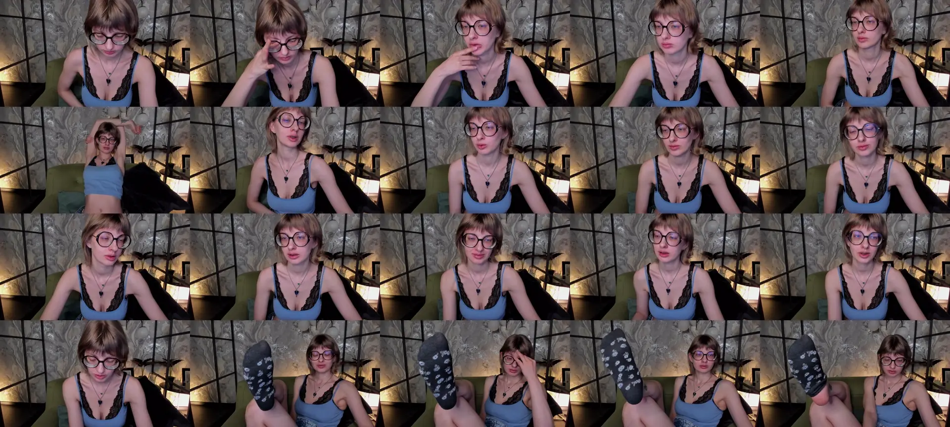 GoddessRubyyy photo contact sheet