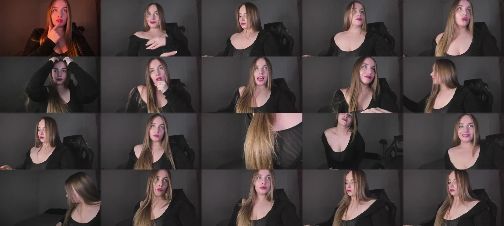 Holly_Blonde1 photo contact sheet