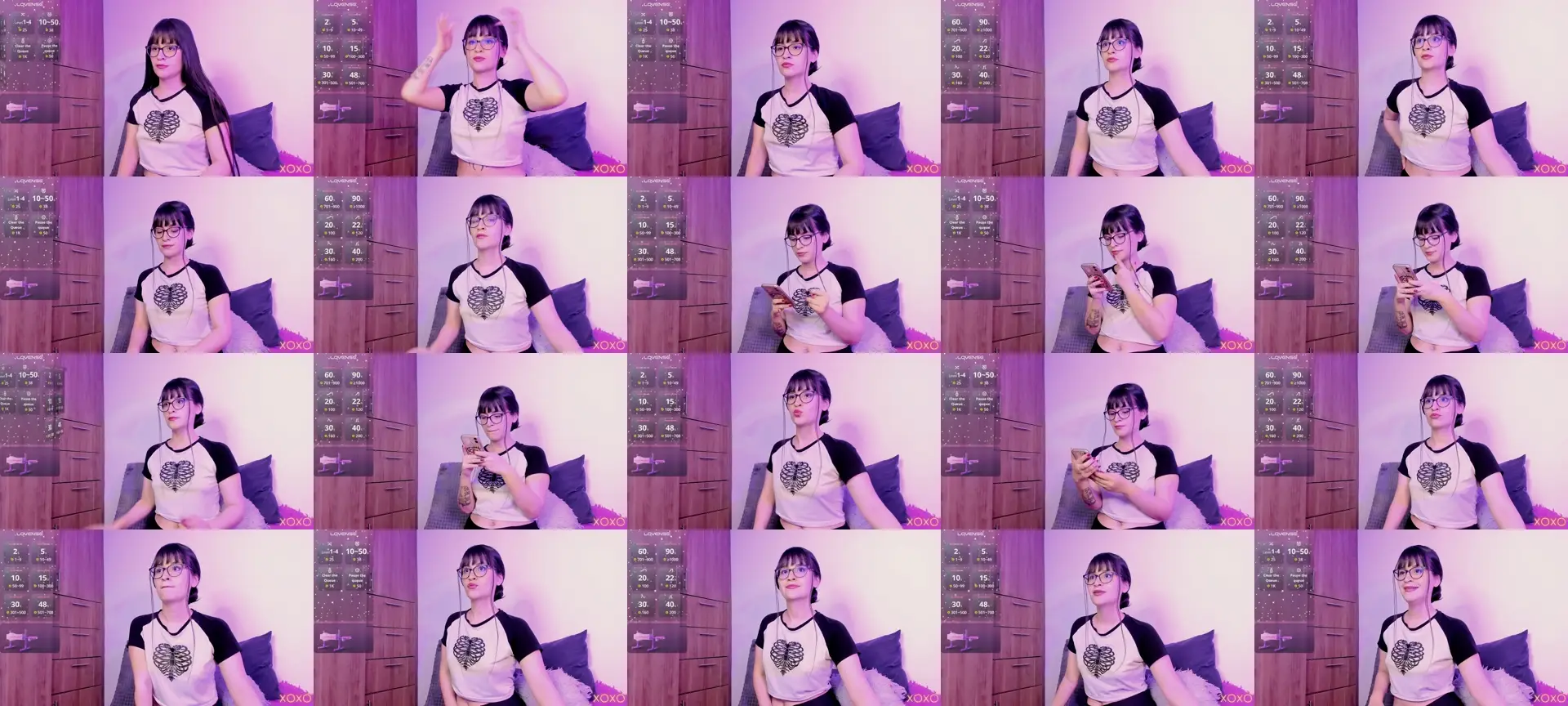 honeykitty__ photo contact sheet