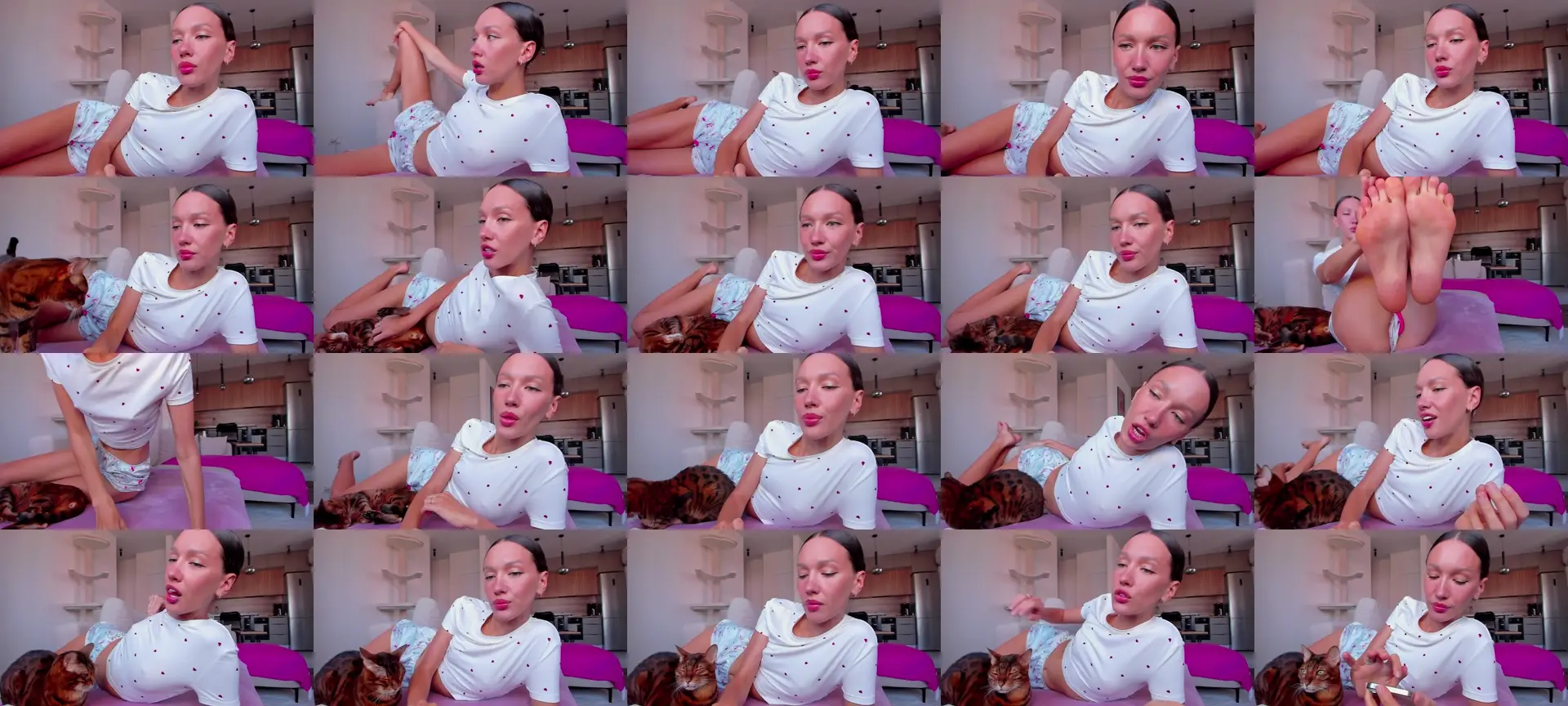 HotDoll19 photo contact sheet