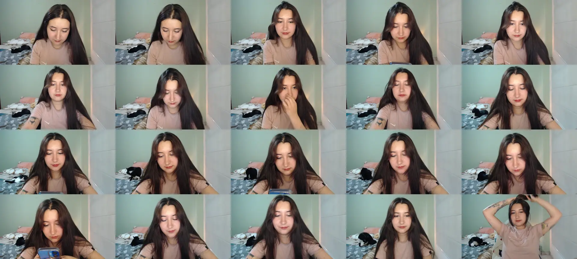 Isaa_bella photo contact sheet