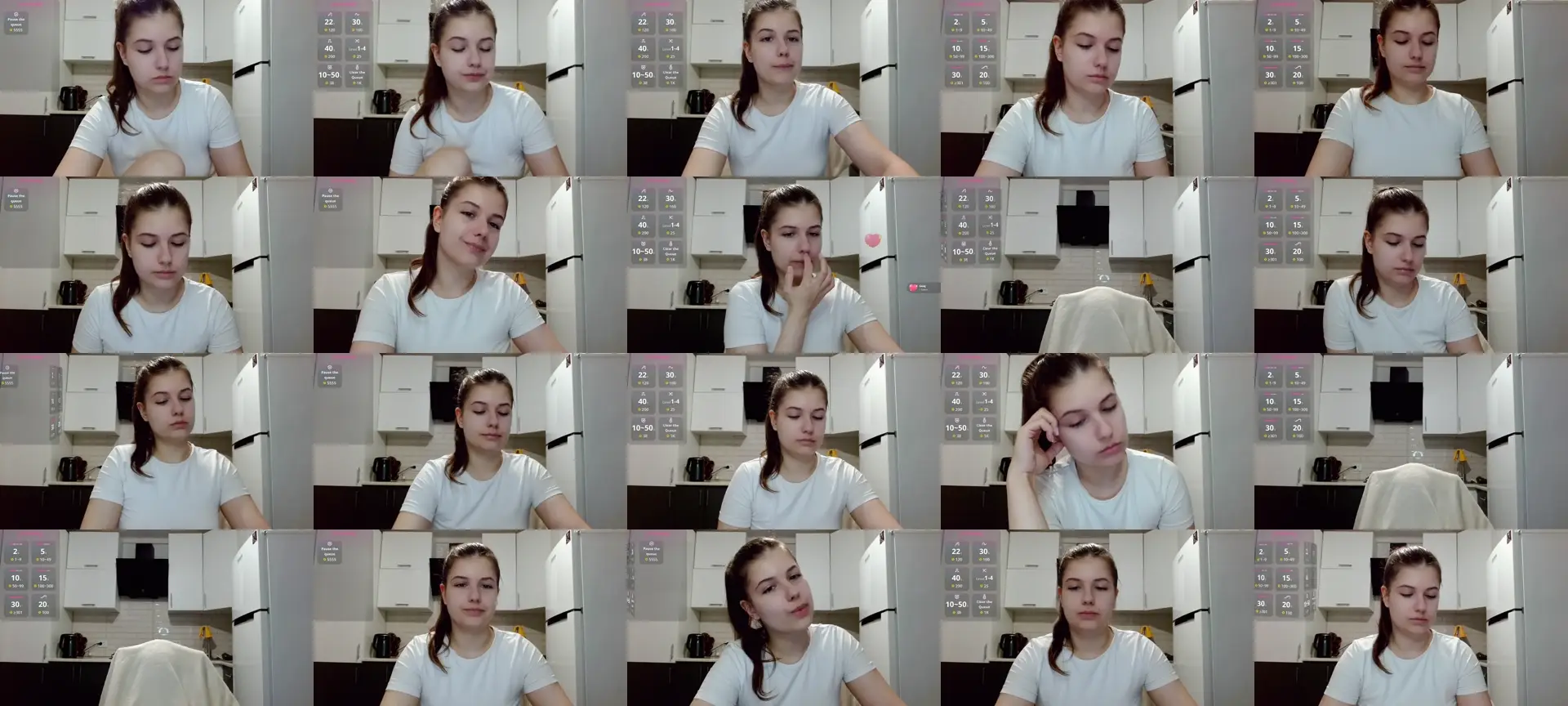 JaneJer photo contact sheet