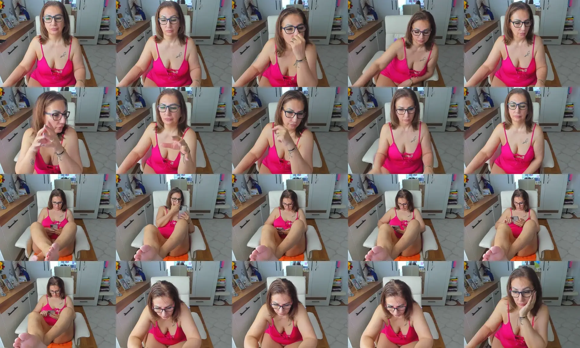 KarenHotMilf photo contact sheet