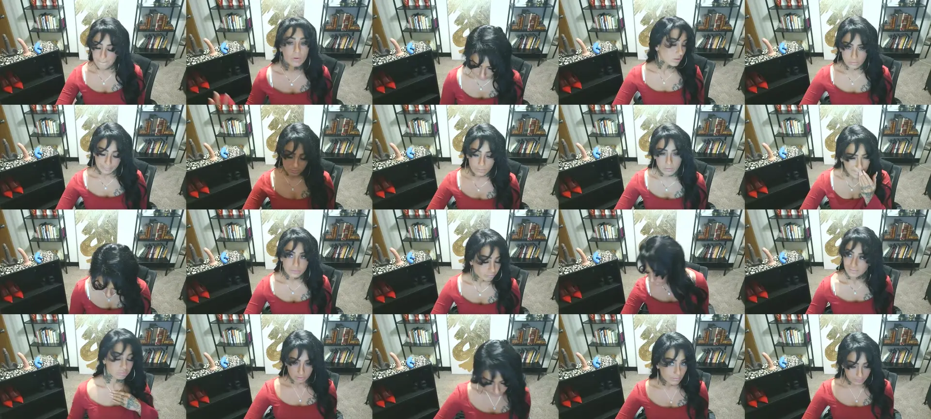 KimmyKitten28 photo contact sheet