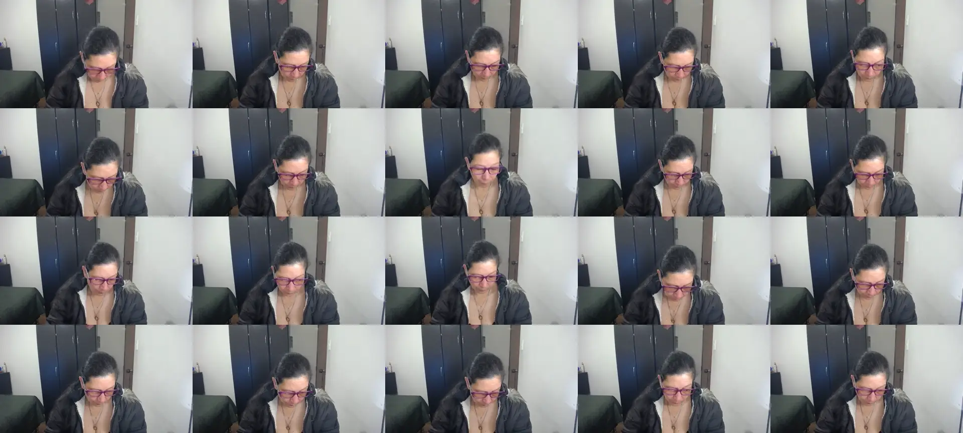 Latin__mature photo contact sheet