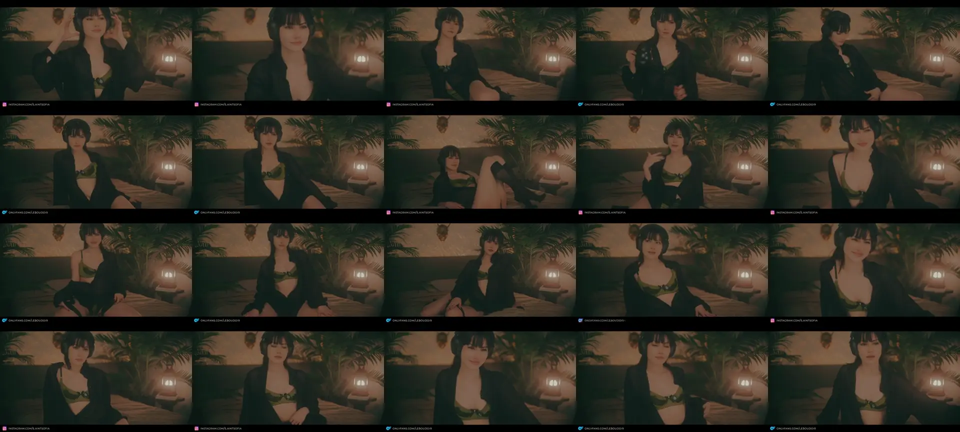 LeBoudoir photo contact sheet