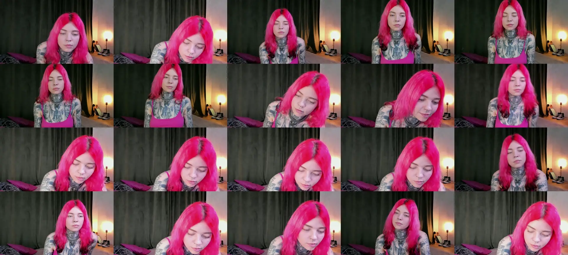 LiluKayden photo contact sheet