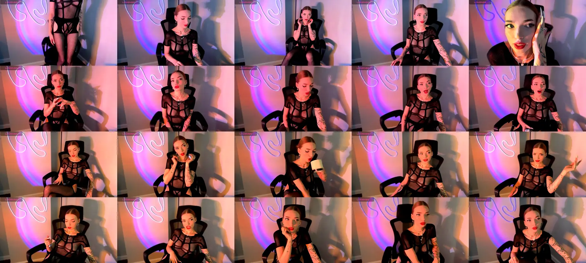 LinaaVelle photo contact sheet