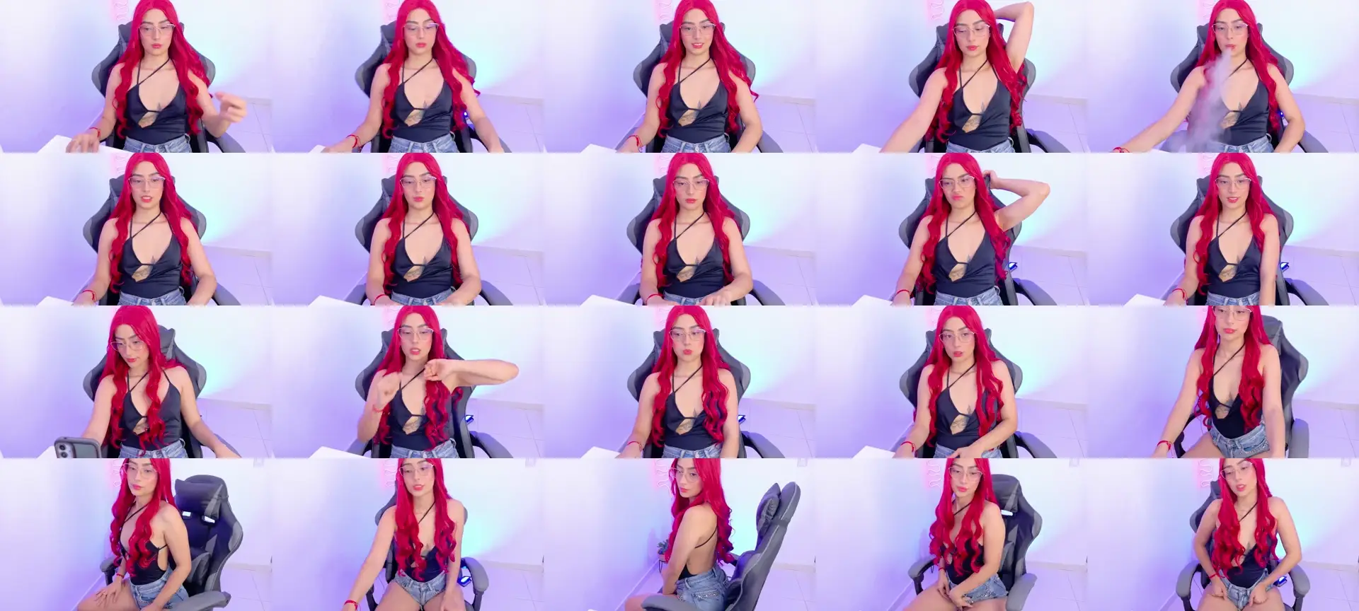 little_hotcat photo contact sheet