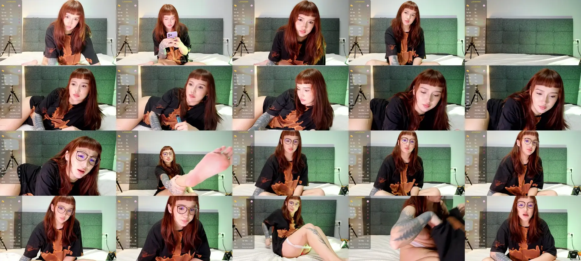 Littlewetgirl photo contact sheet