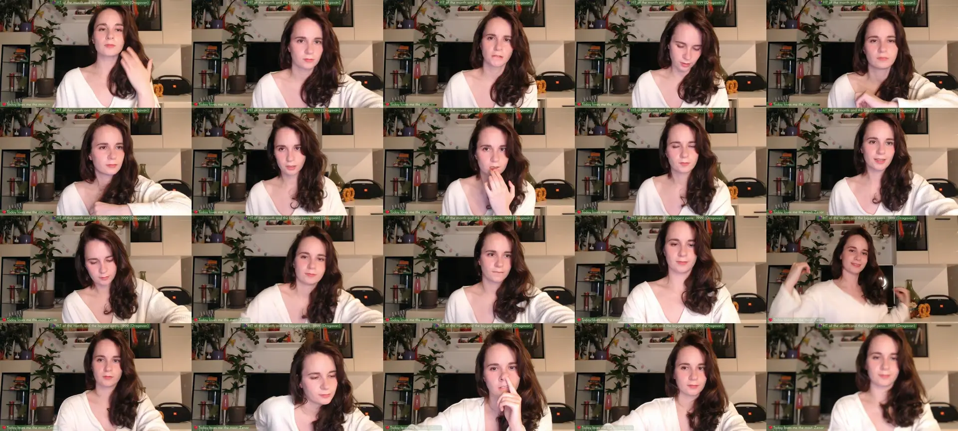 LizzyPeach photo contact sheet