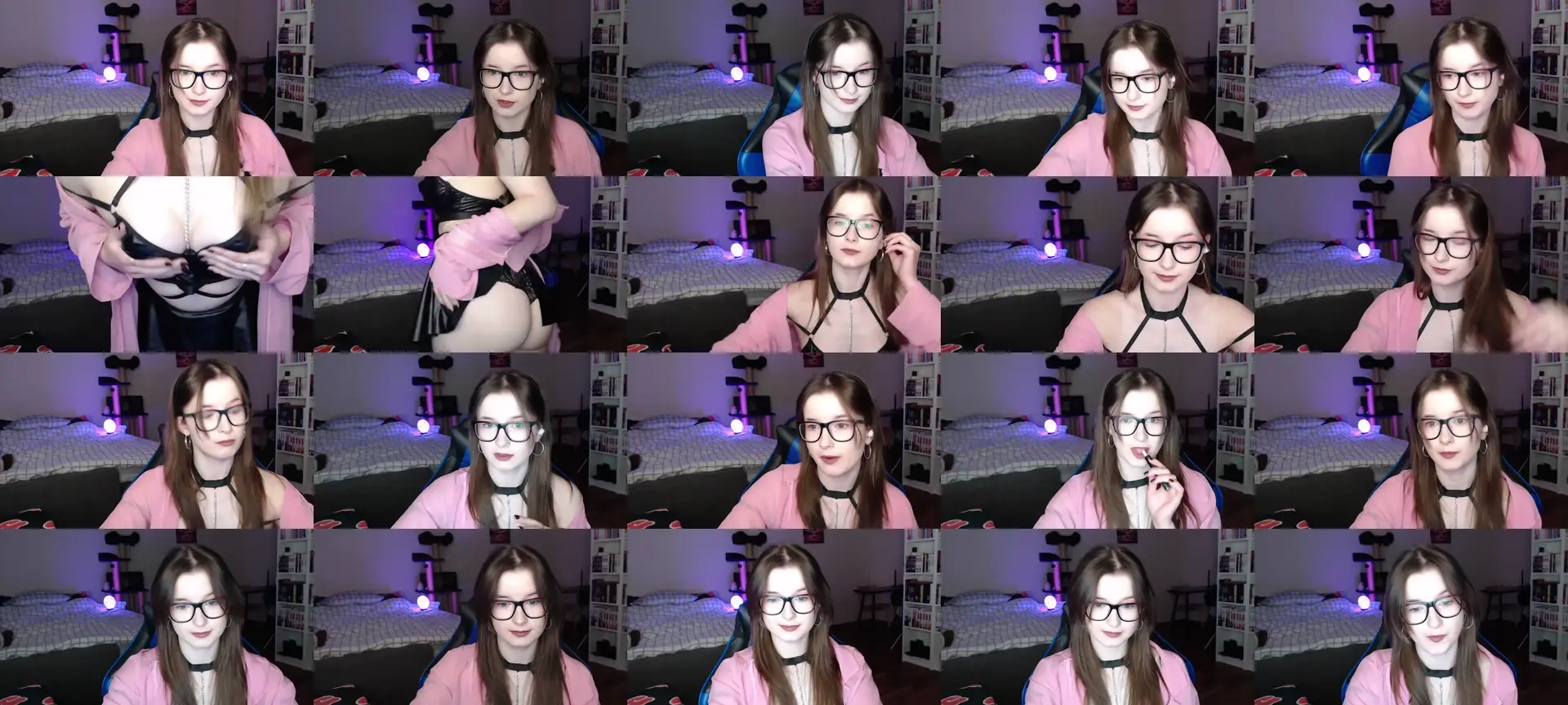 LunaXcherry photo contact sheet