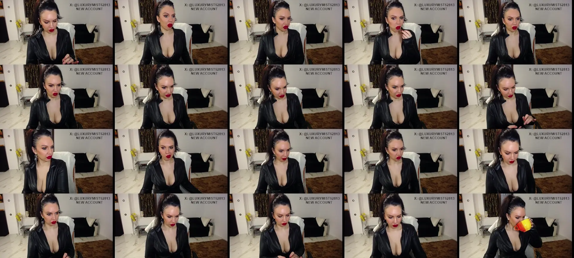 Luxurymistres photo contact sheet