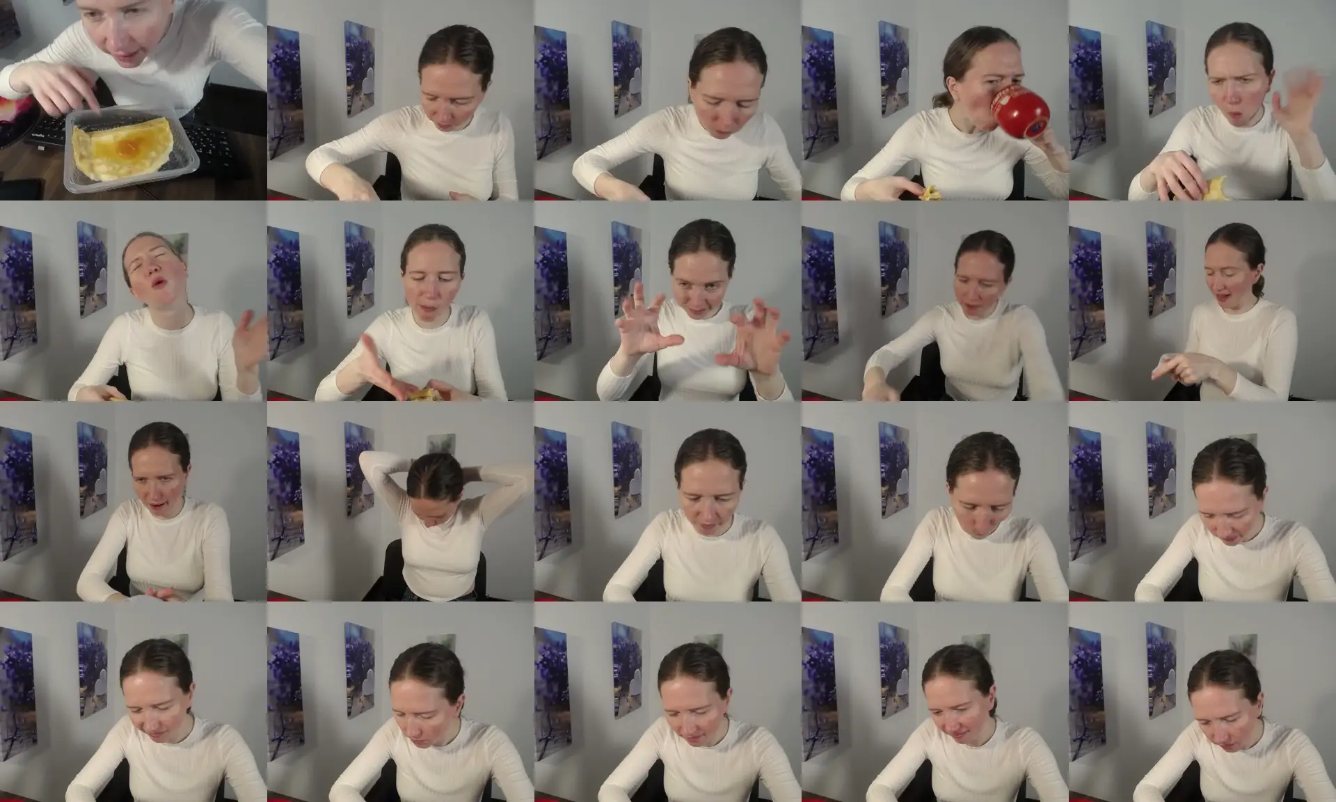 Marlinka photo contact sheet