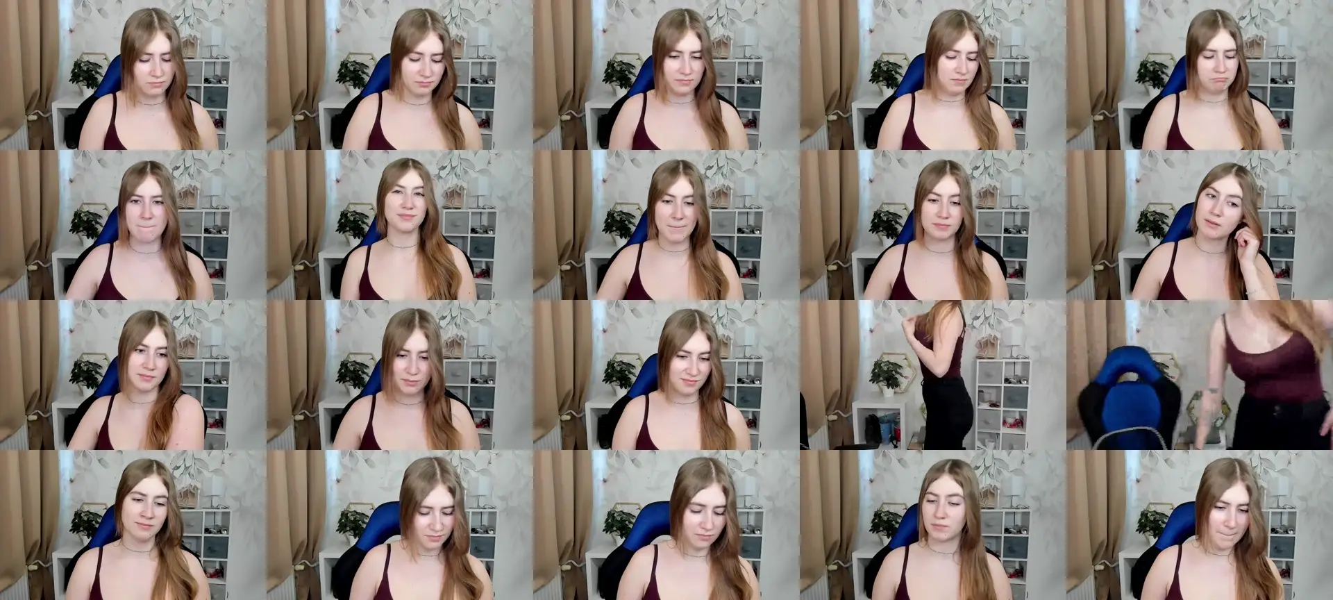 MeganStudent photo contact sheet